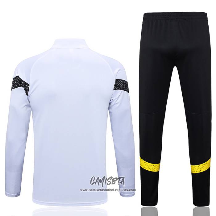 Chandal de Sudadera del Borussia Dortmund 2022-2023 Blanco